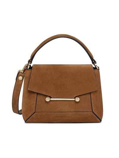 Strathberry Women's Mosaic Nano Suede Top Handle Bag