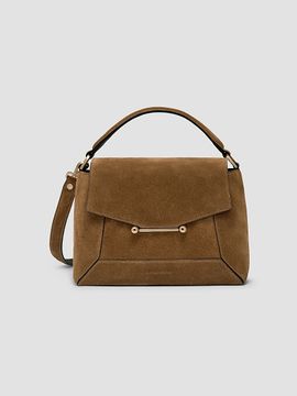 Strathberry Women's Mosaic Suede Top Handle Bag