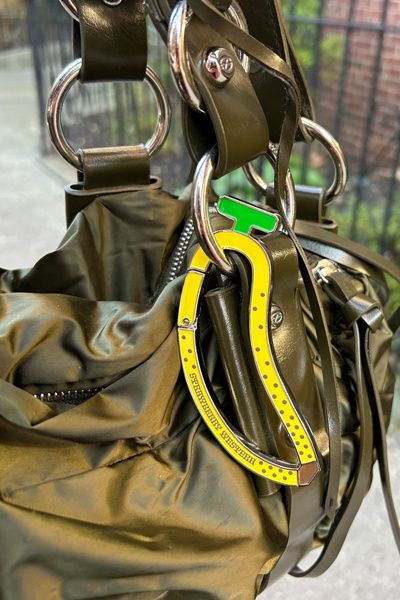 Strawberry Western Strawberry Western Banana Carabiner in Yellow, Women's at Urban Outfitters