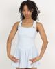 Strawberry Western Strawberry Western Coco Exercise Dress in Blue/Ivory Stripe, Women's at Urban Outfitters - 3