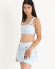 Strawberry Western Strawberry Western Rika Ruffle Skort in Blue/Ivory Stripe, Women's at Urban Outfitters - 2