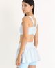 Strawberry Western Strawberry Western Rika Ruffle Skort in Blue/Ivory Stripe, Women's at Urban Outfitters - 3