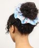 Strawberry Western Strawberry Western Scrunchie in Blue/Ivory Stripe, Women's at Urban Outfitters - 1