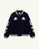 Strawberry Western Strawberry Western Sukajan Jacket in Navy, Women's at Urban Outfitters - 1