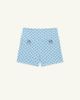 Strawberry Western Strawberry Western Yuki 3" Bike Short in Blue Polka Dot, Women's at Urban Outfitters - 1
