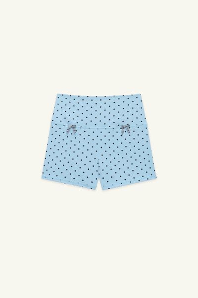 Strawberry Western Strawberry Western Yuki 3" Bike Short in Blue Polka Dot, Women's at Urban Outfitters