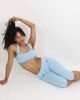 Strawberry Western Strawberry Western Yuki Capri Leggings in Blue Polka Dot, Women's at Urban Outfitters - 1