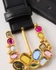 Streets Ahead Vale Crystal Buckle Belt - 3