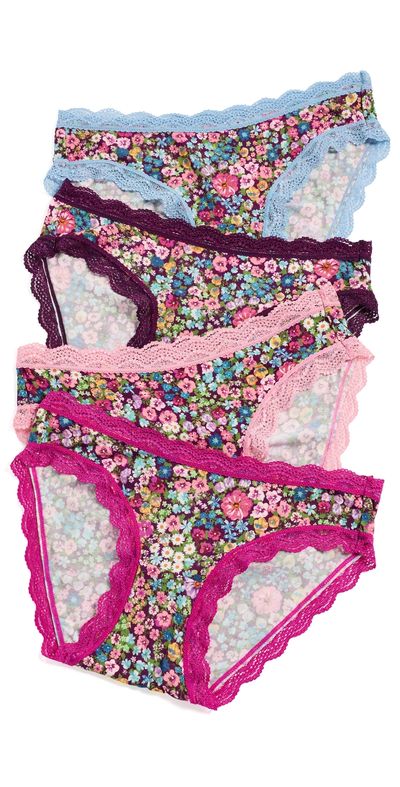 Stripe & Stare Stripe & Stare Orignal Knickers 4 Pack Pansy Pop