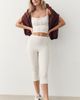 STRUT THIS Eyelet Capri Pants - 1