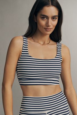 STRUT THIS Stripe Bra Top
