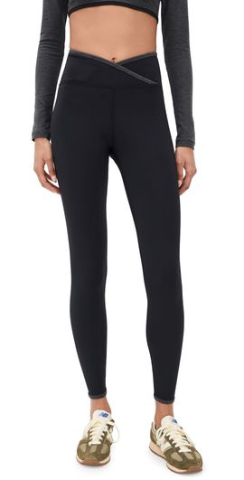 Strut This Strut This The Rae Ankle Leggings Black/Charcoal Heather
