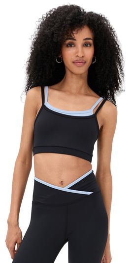 Strut This Strut This The Rhodes Bra Black/Baby Blue