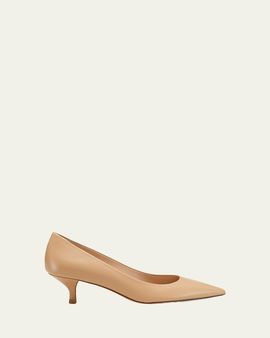 Stuart Weitzman 50mm Stuart Power Leather Pumps