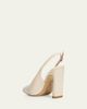 Stuart Weitzman 85mm Stassi Leather Slingback Pumps - 2