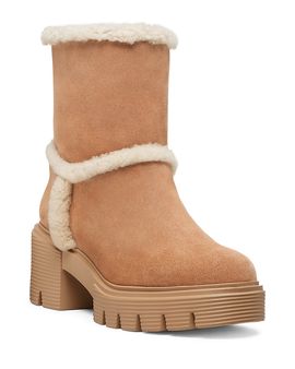 Stuart Weitzman Stuart Weitzman Lennox Shearling Trim Bootie