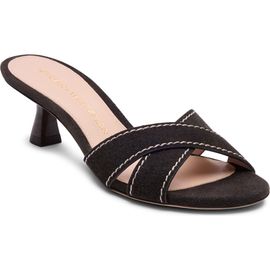 Stuart Weitzman Stuart Weitzman Minimalist Kitten Heel Slide Sandal