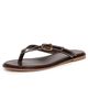 Stuart Weitzman Stuart Weitzman Park Thong Sandals Walnut - 1