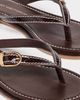 Stuart Weitzman Stuart Weitzman Park Thong Sandals Walnut - 6