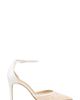 Stuart Weitzman Stuart Weitzman Powerstrap Leather & Lace Pointed Toe Pump - 3