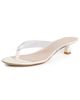 Stuart Weitzman Stuart Weitzman Rio Sleek Sandals Clear/Cream - 1
