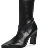 Stuart Weitzman Stuart Weitzman Stassi Stretch Booties Black - 1