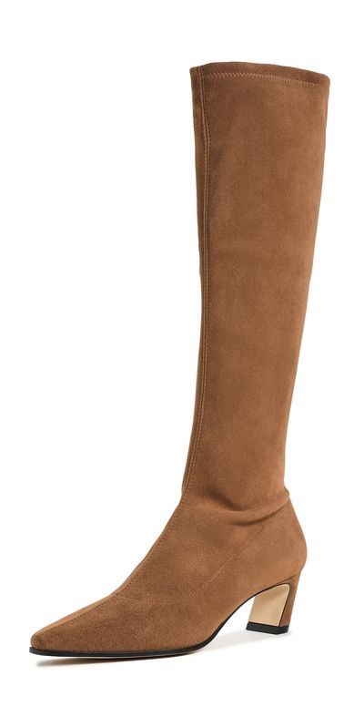 Stuart Weitzman Stuart Weitzman Stassi Stretch Boots 50mm Toasted Almond