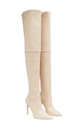 Stuart Weitzman Stuart Weitzman Ultrastuart 100 Stretch Pointed Toe Over the Knee Boot