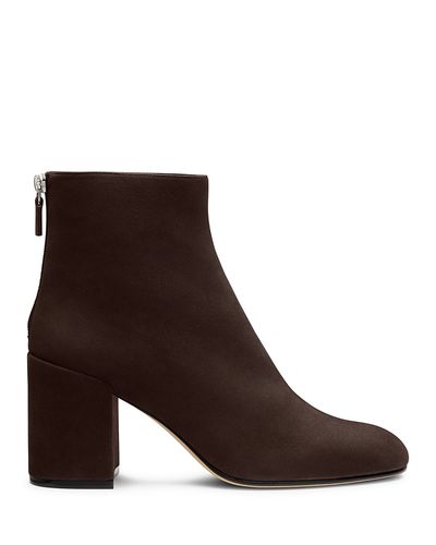 Stuart Weitzman Stuart Weitzman Women's Bacari Zip 75 Suede Ankle Boots