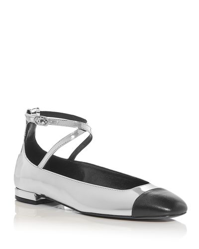 Stuart Weitzman Stuart Weitzman Women's Eden Ankle Strap Flats