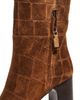 Stuart Weitzman Stuart Weitzman Women's Mulberry Embossed Suede Knee High Boots - 5