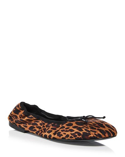 Stuart Weitzman Stuart Weitzman Women's Nia Leopard Print Ballet Flats