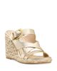 Stuart Weitzman Stuart Weitzman Women's Sai Leather Espadrille Wedge Sandals - 1