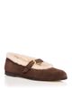 Stuart Weitzman Stuart Weitzman Women's Sai Shearling Mary Jane Flats - 1