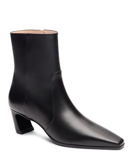 Stuart Weitzman Stuart Weitzman Women's Stassi 50 Leather Ankle Boots