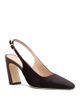 Stuart Weitzman Stuart Weitzman Women's Stassi 85 Leather Slingback Pumps - 1