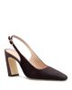 Stuart Weitzman Stuart Weitzman Women's Stassi 85 Leather Slingback Pumps - 3