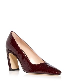 Stuart Weitzman Stuart Weitzman Women's Stassi Embossed Leather Pumps