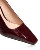 Stuart Weitzman Stuart Weitzman Women's Stassi Embossed Leather Pumps - 5
