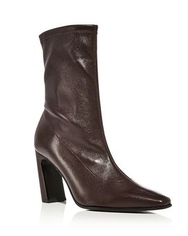 Stuart Weitzman Stuart Weitzman Women's Stassi Stretch Leather Ankle Boots