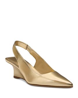 Stuart Weitzman Stuart Weitzman Women's Vinnie Leather Slingback Pumps