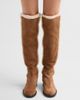 Stuart Weitzman Women's 5050 Cozy Gisele Shearling-Trim Suede Tall Boots - 2