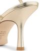 Stuart Weitzman Women's 85MM Metallic Leather Sandals - 6