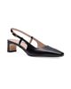 Stuart Weitzman Women's Baby Babette 40MM Leather Slingback Pumps - 2