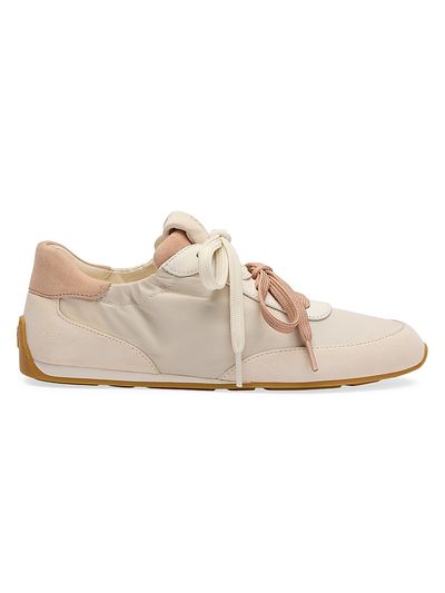 Stuart Weitzman Women's Bond Ruche Tonal Colorblocked Low-Top Sneakers