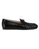 Stuart Weitzman Women's Britt Croc-Embossed Leather Loafers - 1