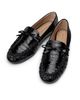 Stuart Weitzman Women's Britt Croc-Embossed Leather Loafers - 4