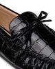 Stuart Weitzman Women's Britt Croc-Embossed Leather Loafers - 5