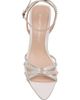 Stuart Weitzman Women's Carlyle 50MM Embellished Satin Sandals - 4
