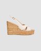 Stuart Weitzman Women's Dayna Leather Slingback Wedges - 7